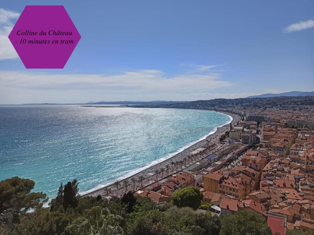 Studio - 1 Minute De La Plage Et De La Promenade Des Anglais Nice Buitenkant foto