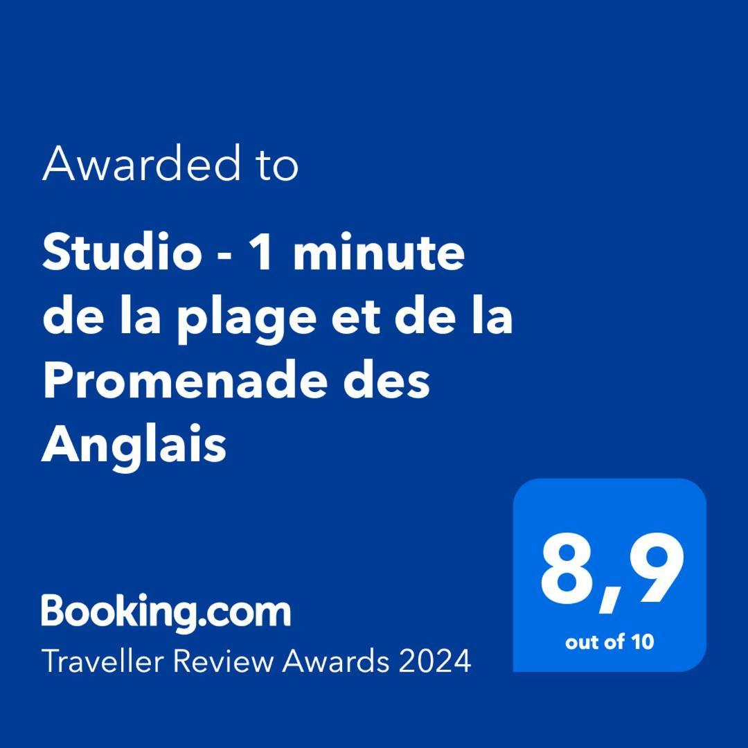 Studio - 1 Minute De La Plage Et De La Promenade Des Anglais Nice Buitenkant foto